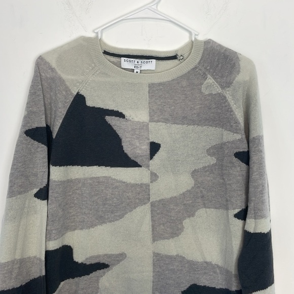 Scott & Scott London Men’s Merino Wool/Cashmere Blend Sweater. Size Medium. NWT. - Picture 3 of 12